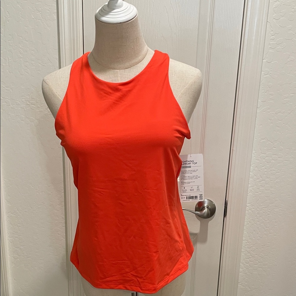 Athleta Lightning Support Tank Top - Red